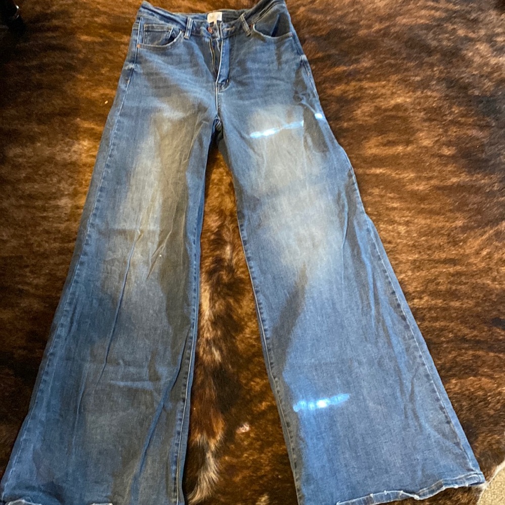 Special A extra wide leg Womens trousers